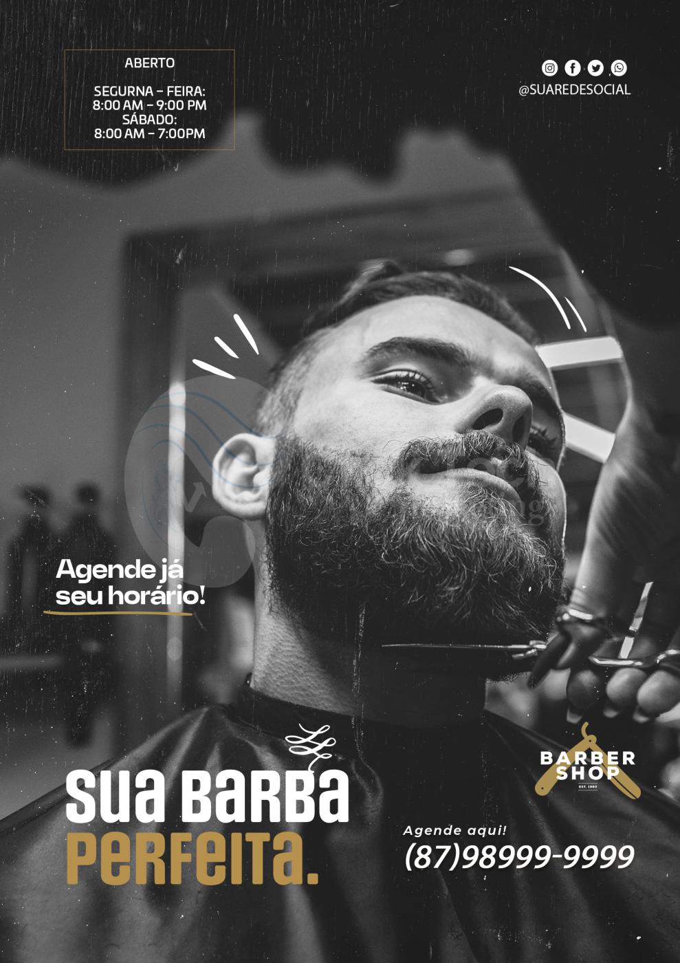Barbearia sua barba perfeita