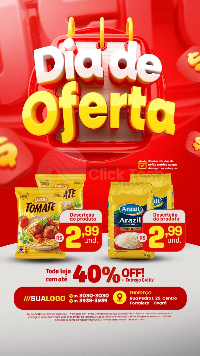 Oferta do dia varejo