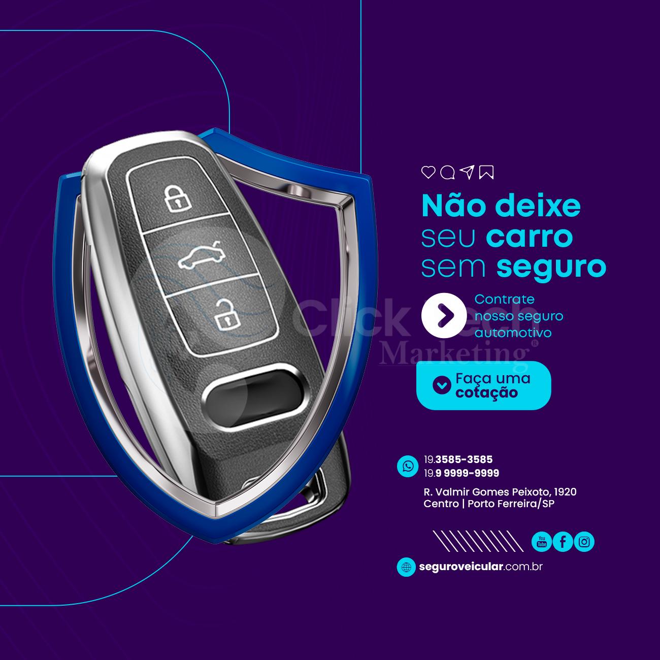 Não deixe seu carro sem seguro