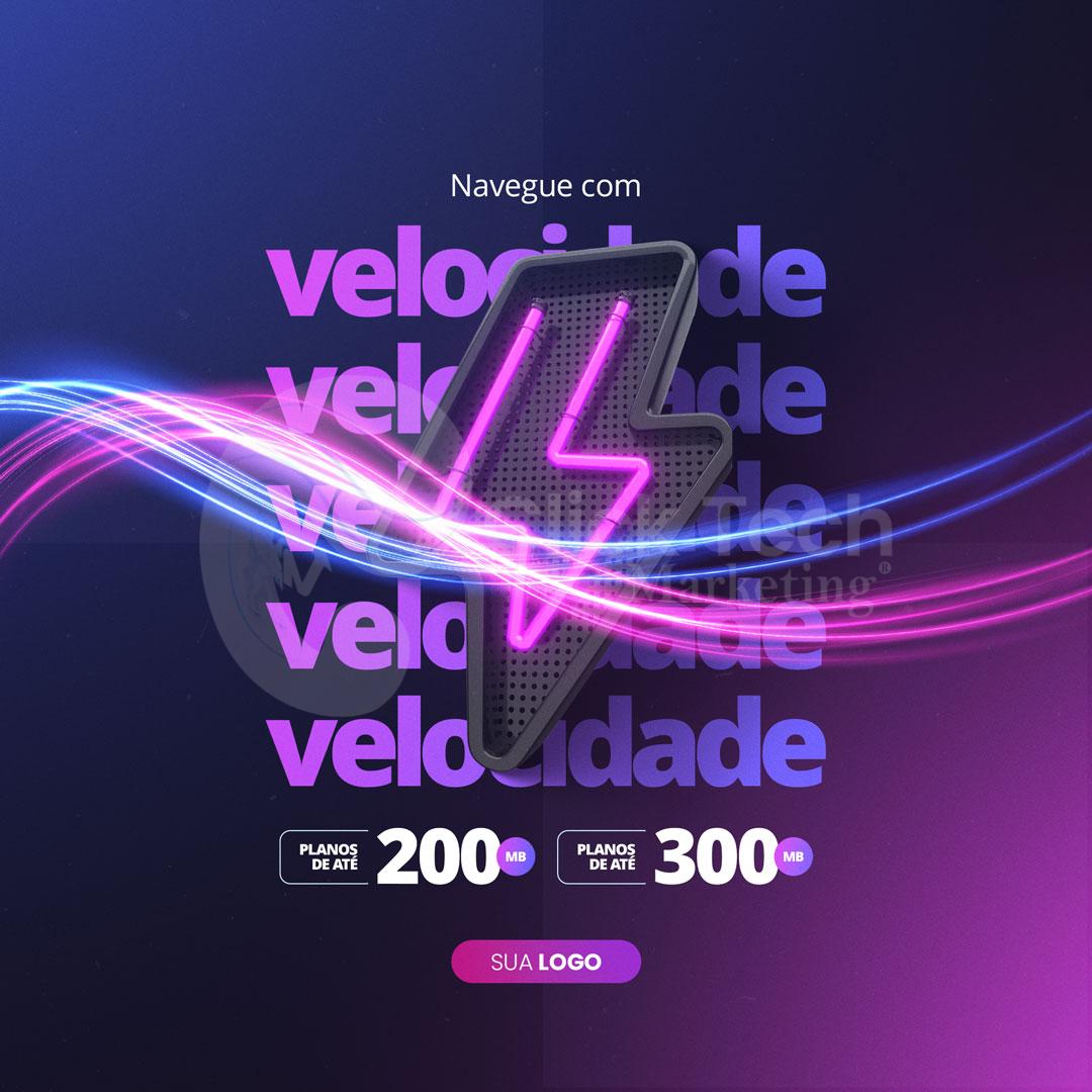 Navegue com velocidade.