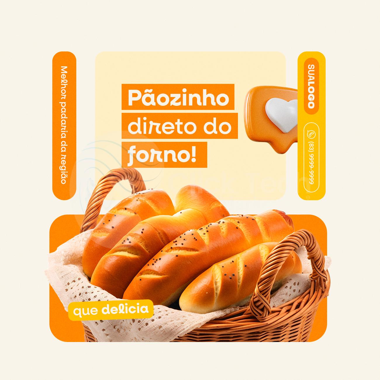 Pãozinho direto do forno