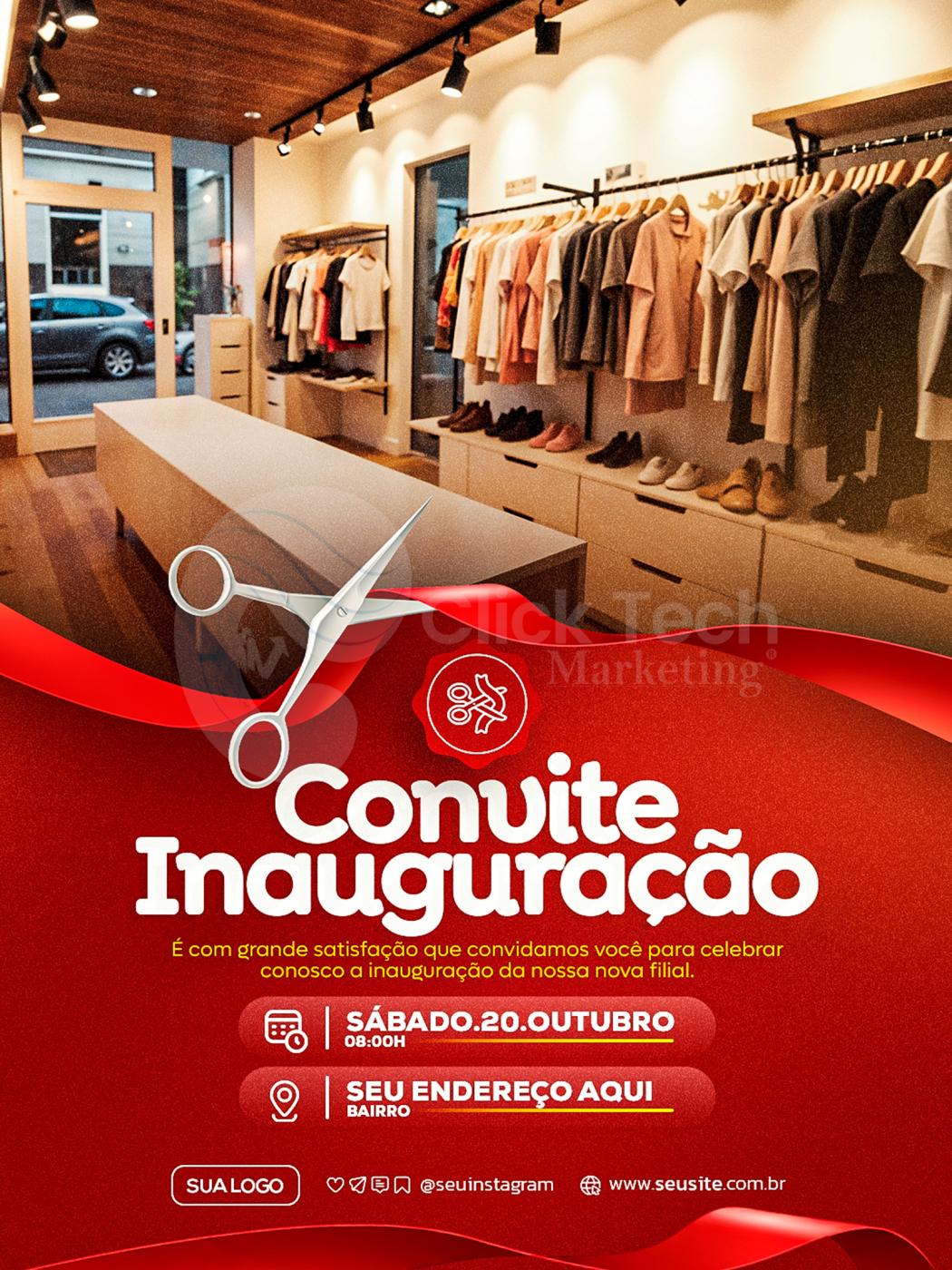 Convite Inauguração