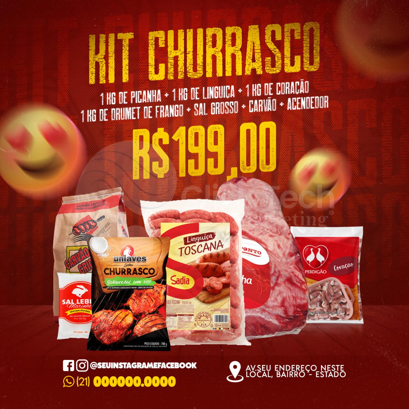 Kit churrasco açogue