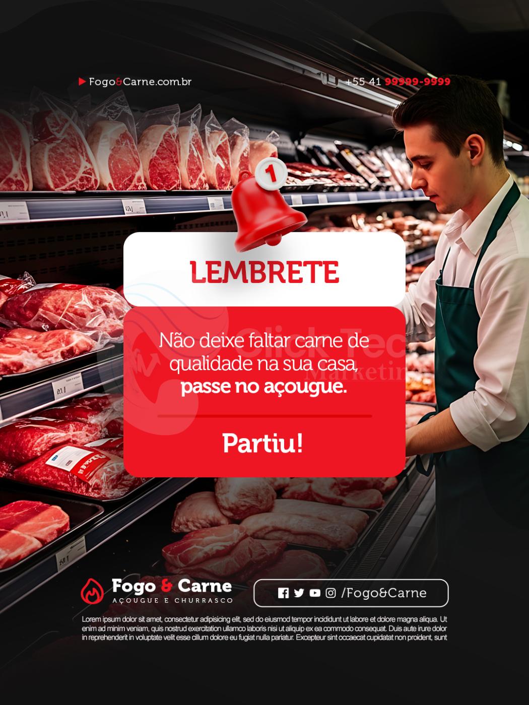 Lembrete açogue
