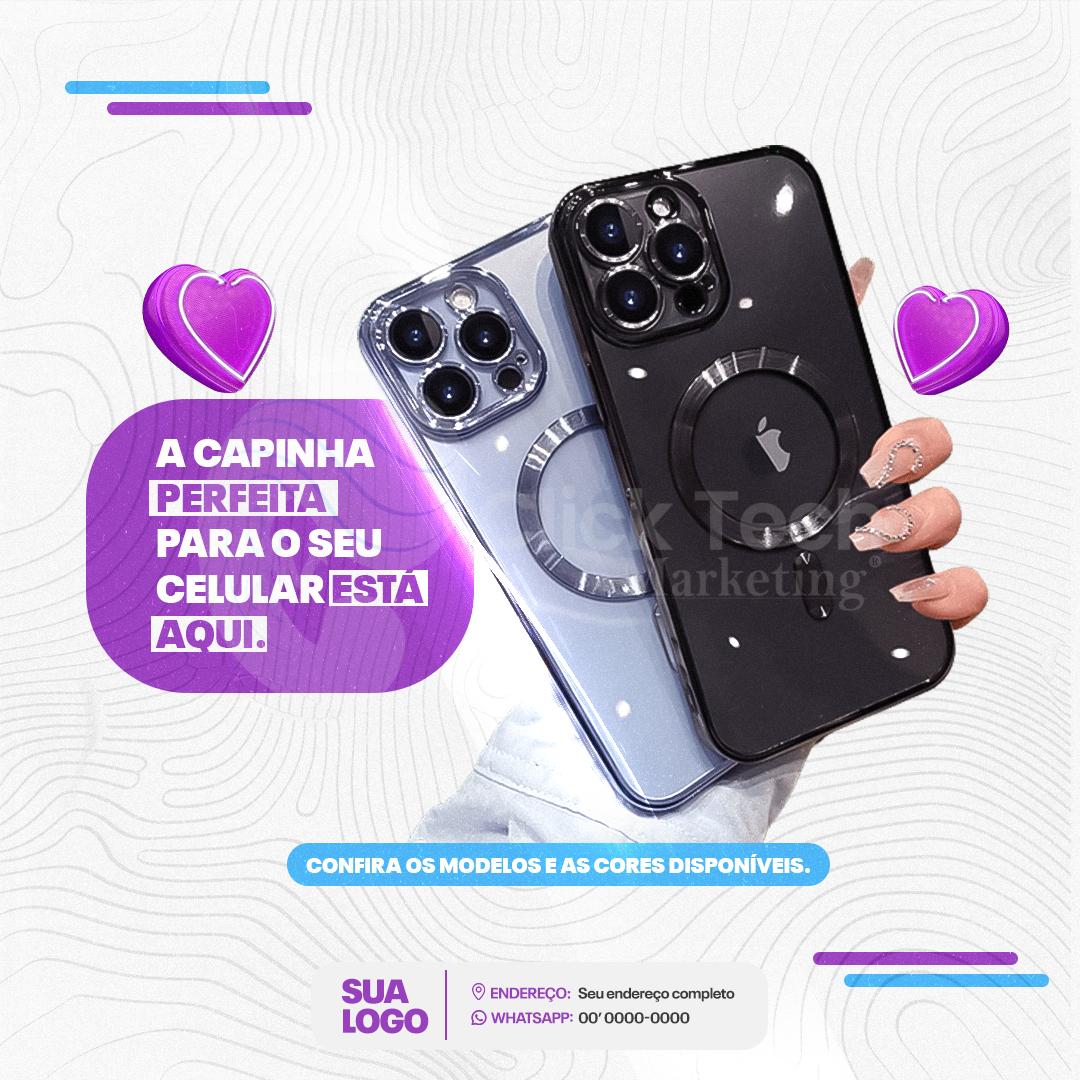 A capa perfeita para o seu celular está aqui