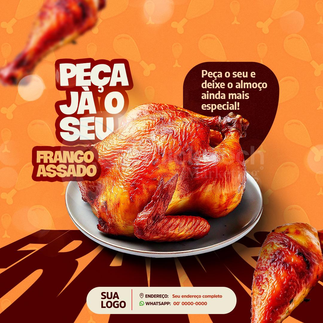 Peça já o seu frango assado