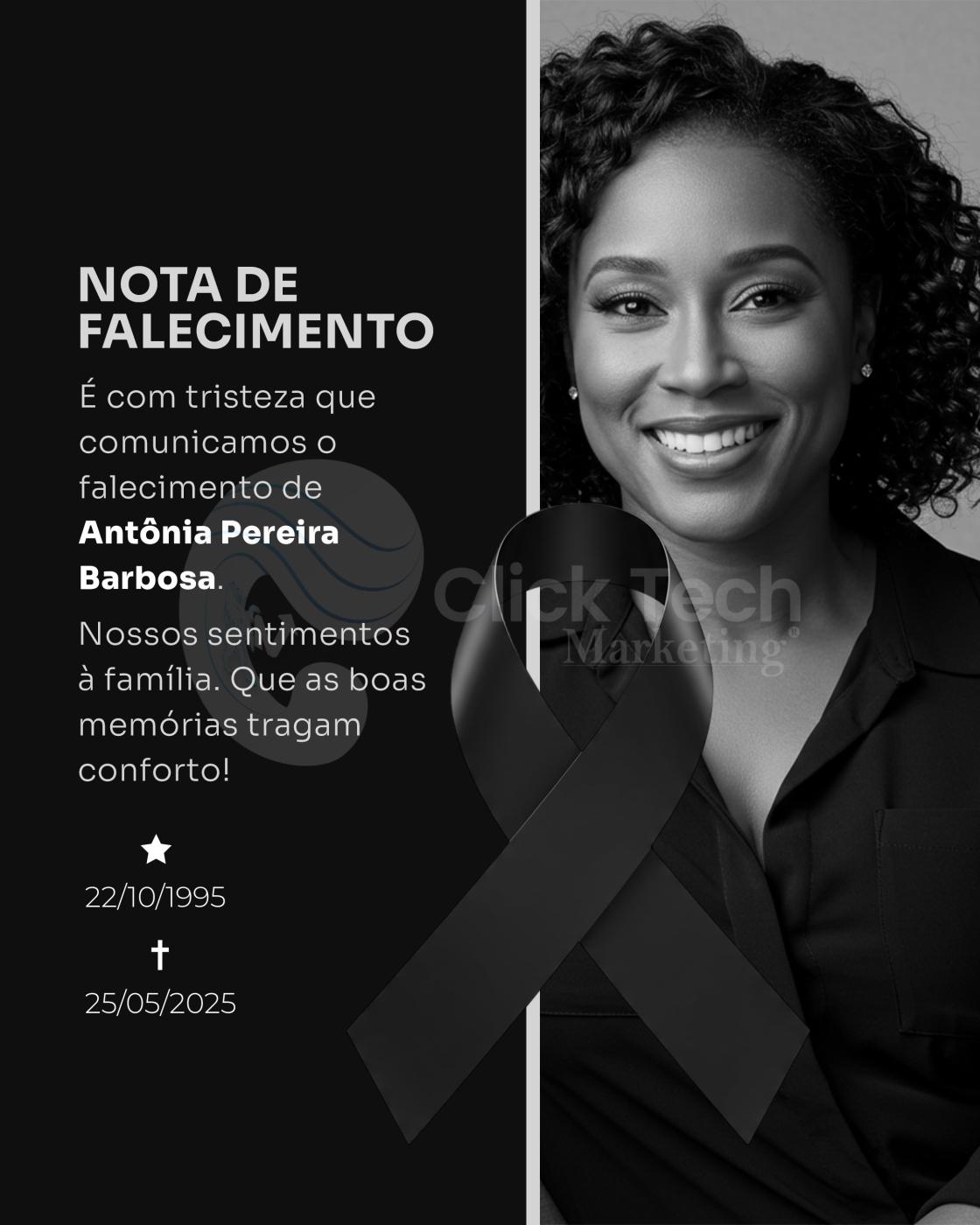 Nota de falecimento