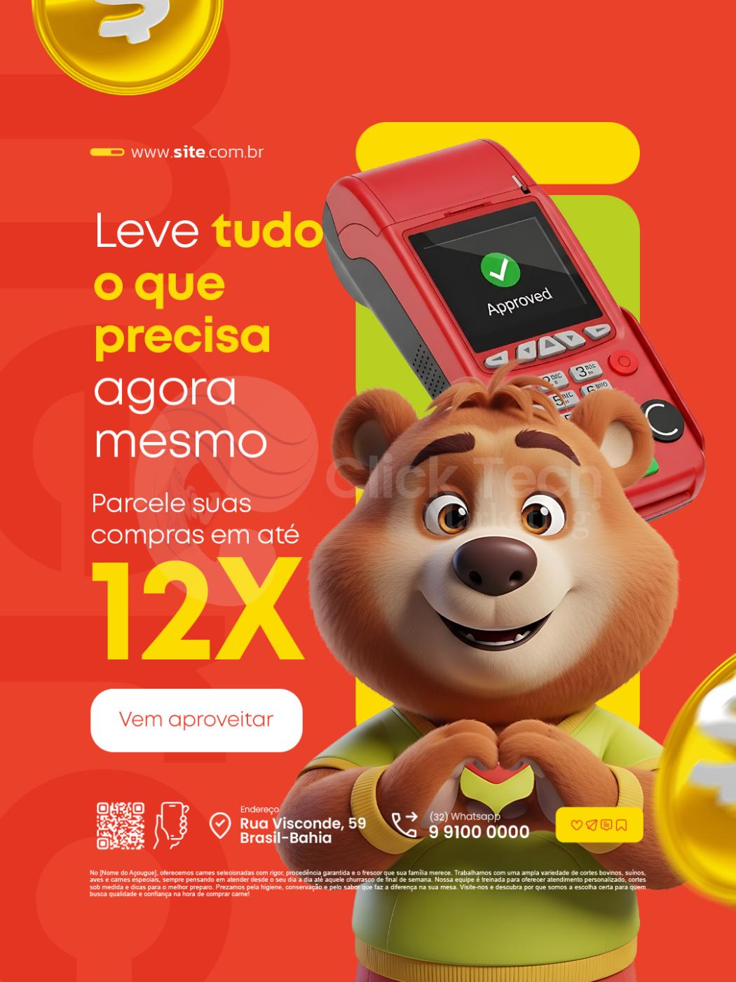 Leve tudo oque precisa
