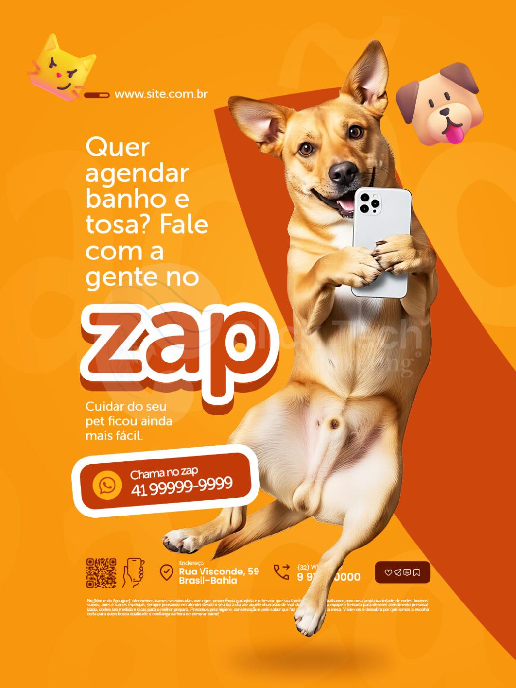Quer agendar banho