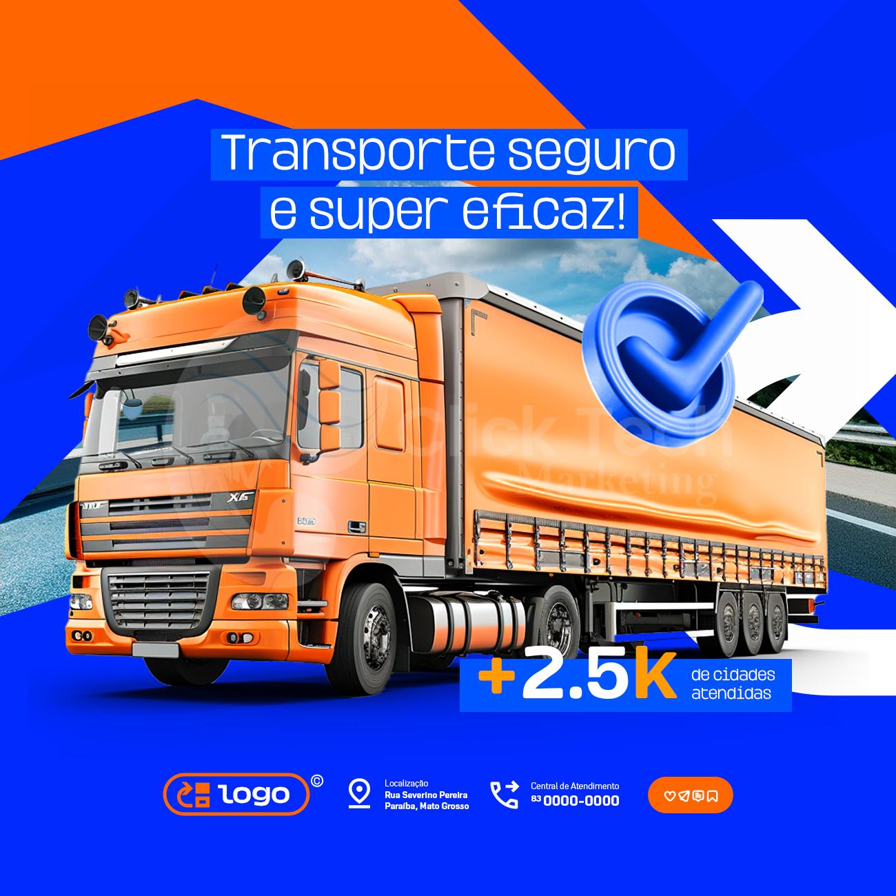 Transporte seguro e super eficaz