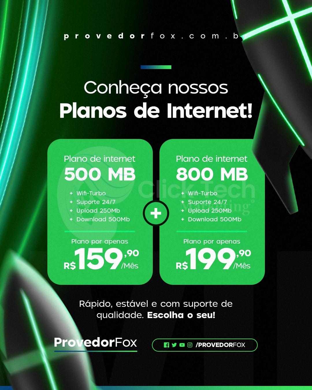 Conheça nossos planos de internet