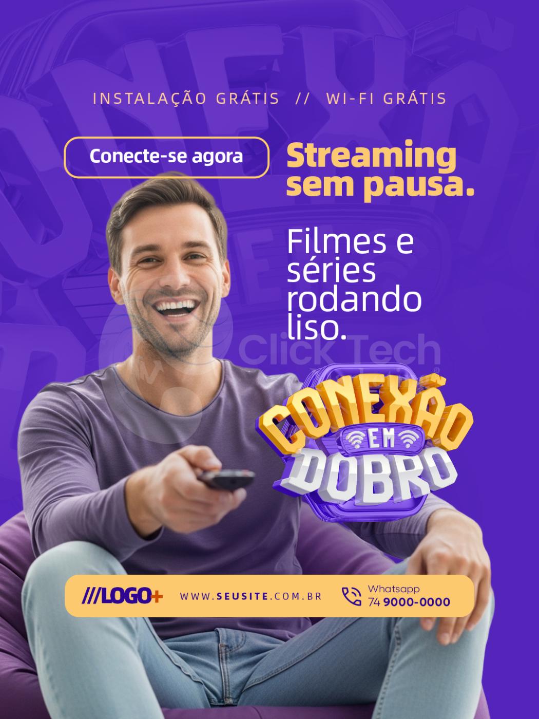 Streaming sem pausa