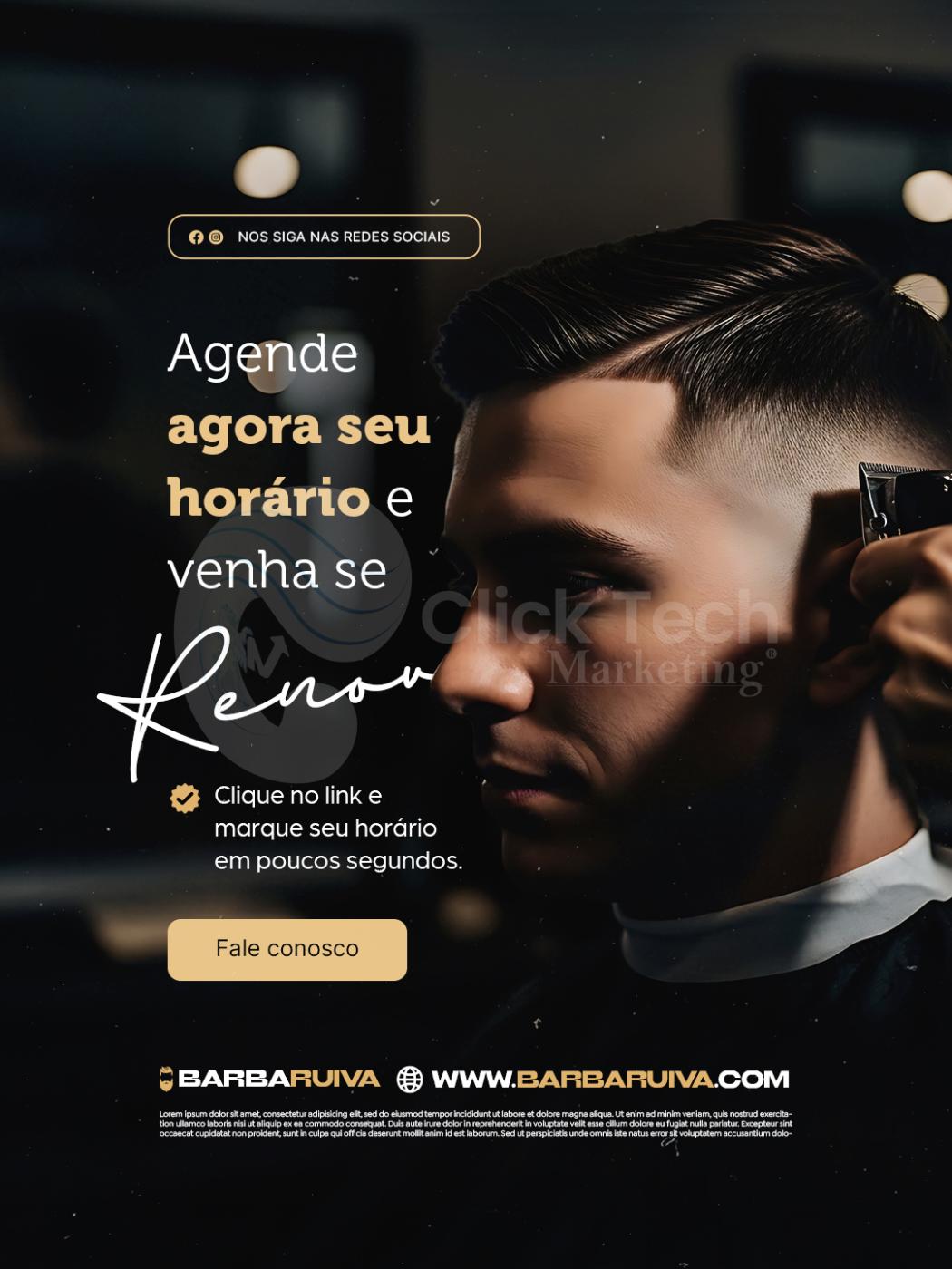 Agende agora seu horário e venha se renovar