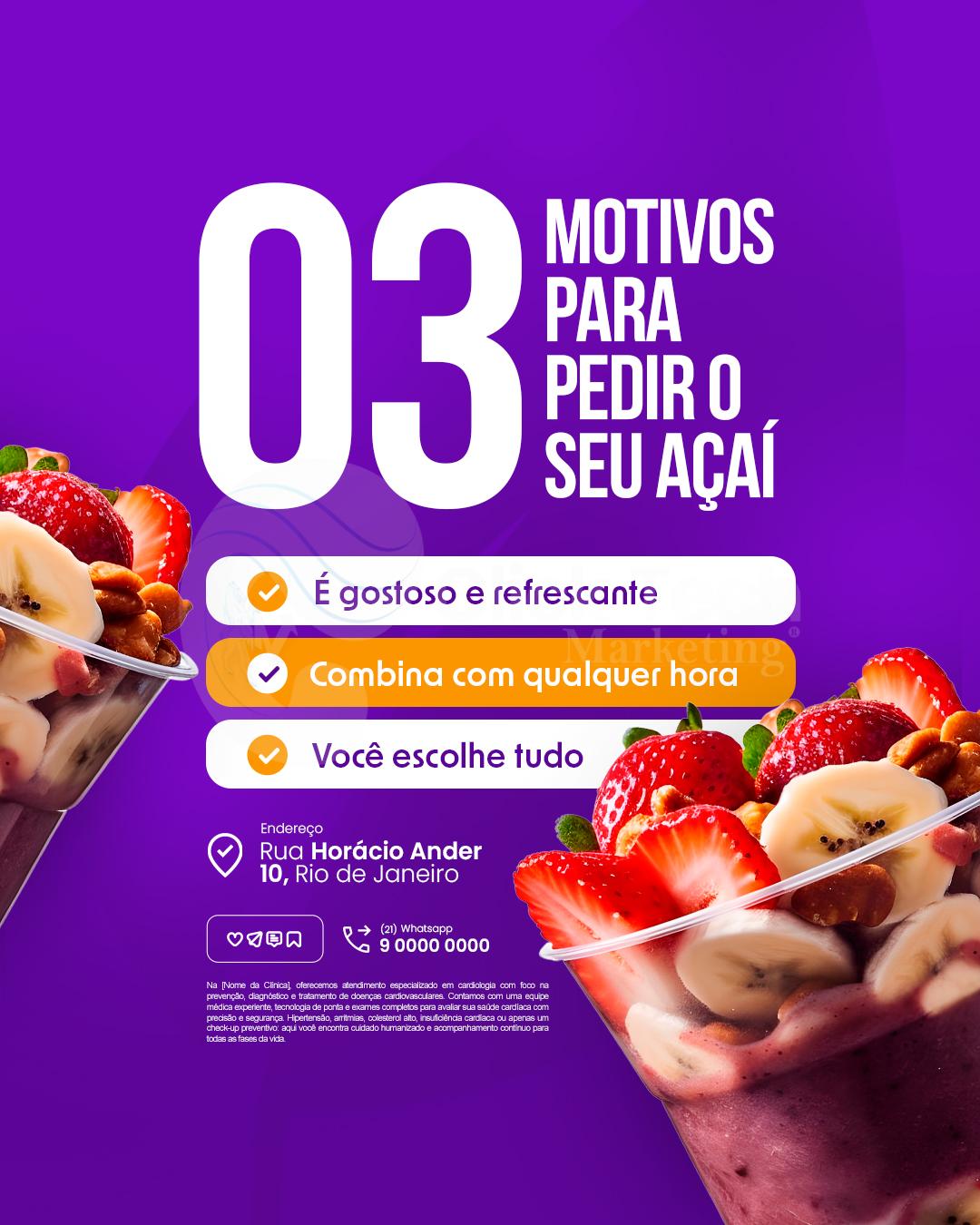 3 motivos para pedir seu açaí