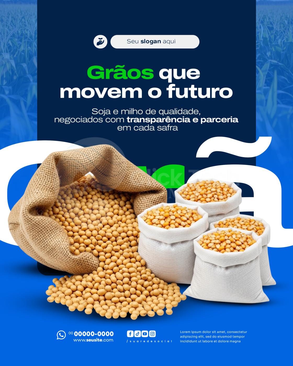 Grãos que movem o futuro