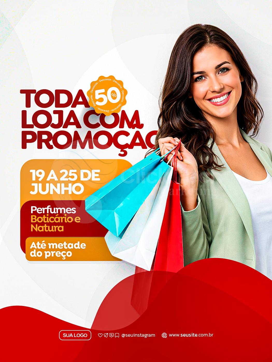 Toda loja com promoção