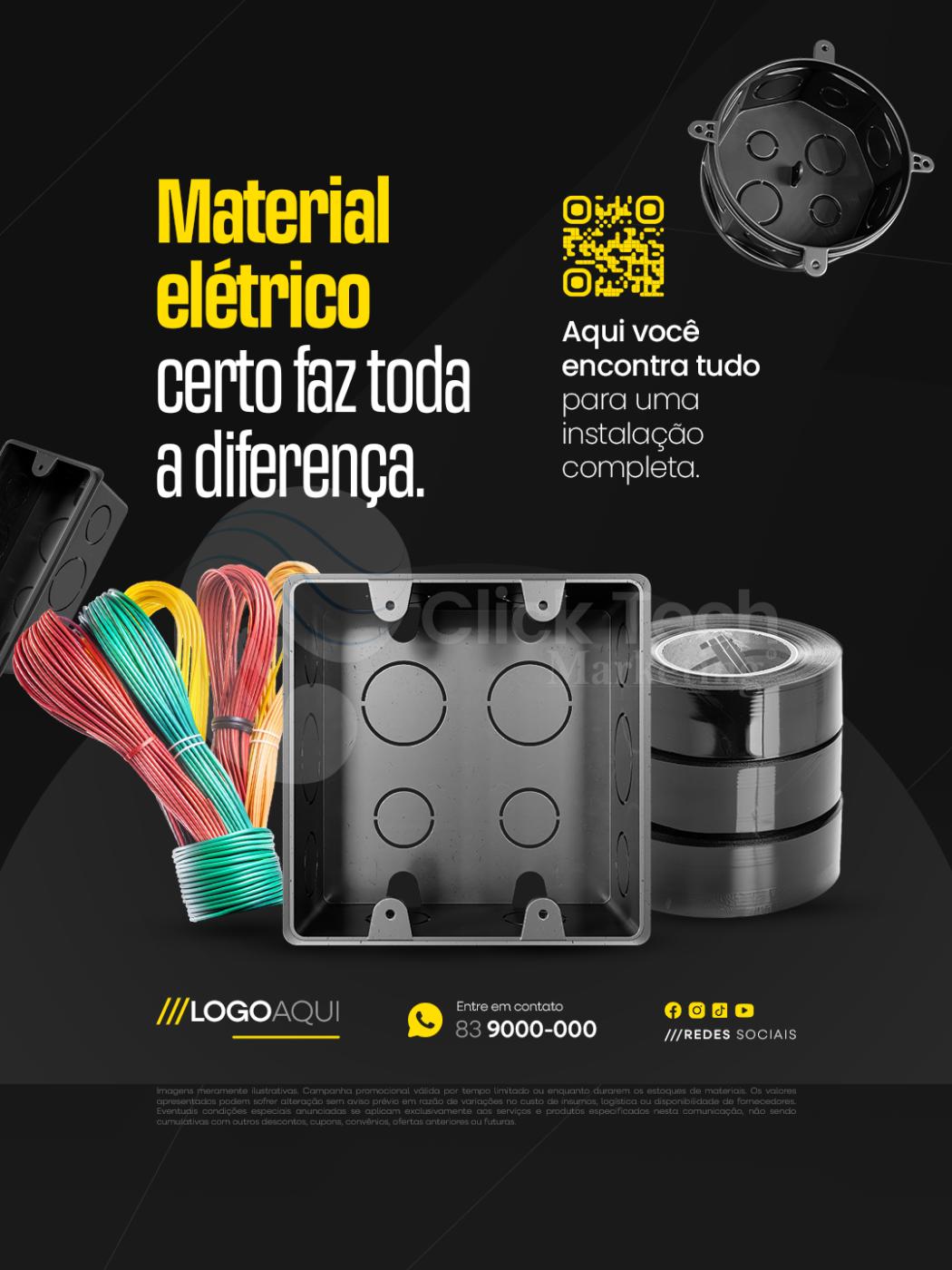 Material elétrico certo faz toda a diferença