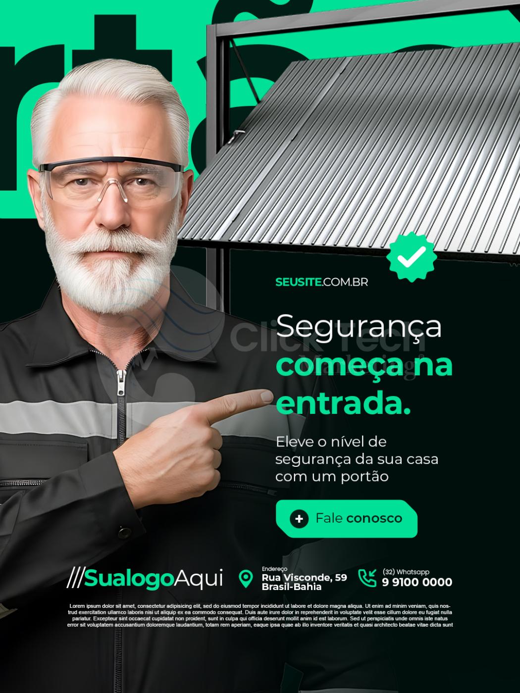 Segurança começa na entrada