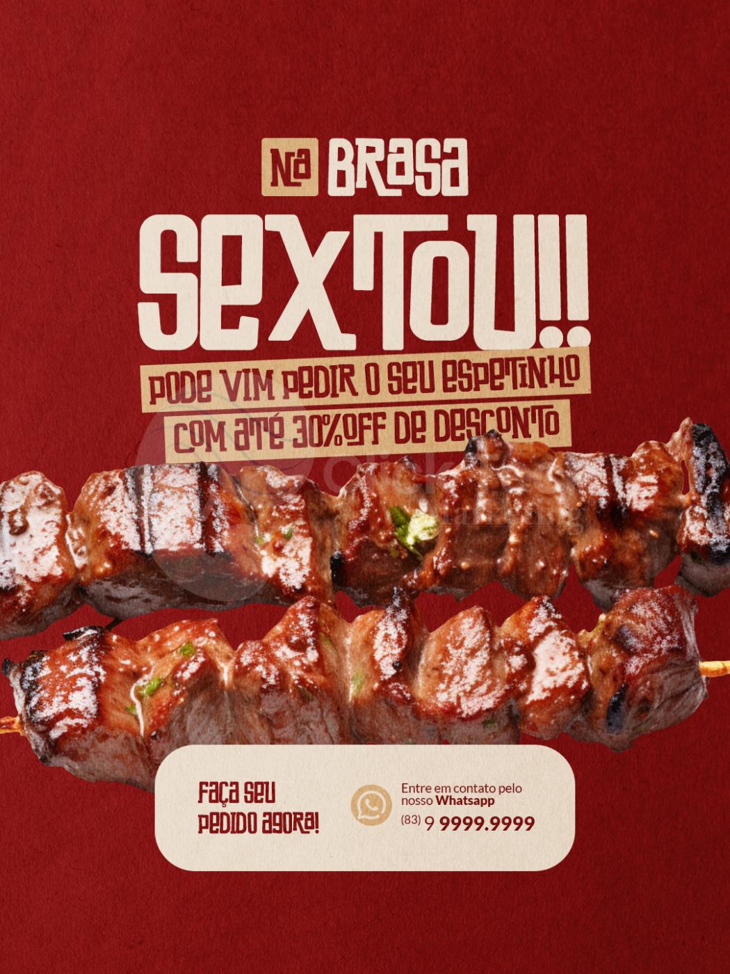 Na brasa sextou