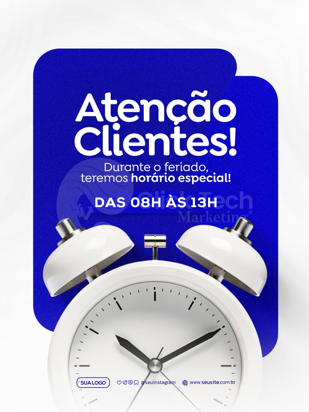 Atenção clientes
