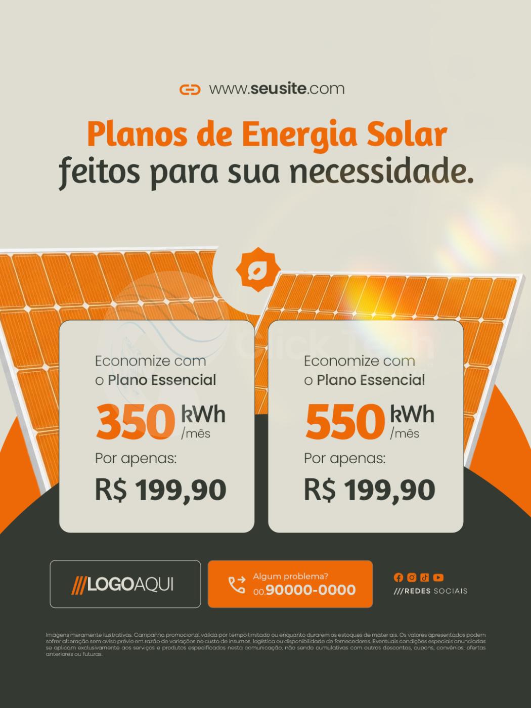 Planos de energia solar feitos para sua necessidade