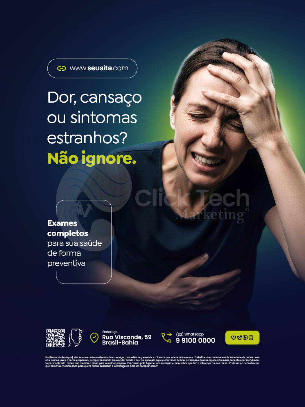 Dor cançaso ou sintomas estranhos