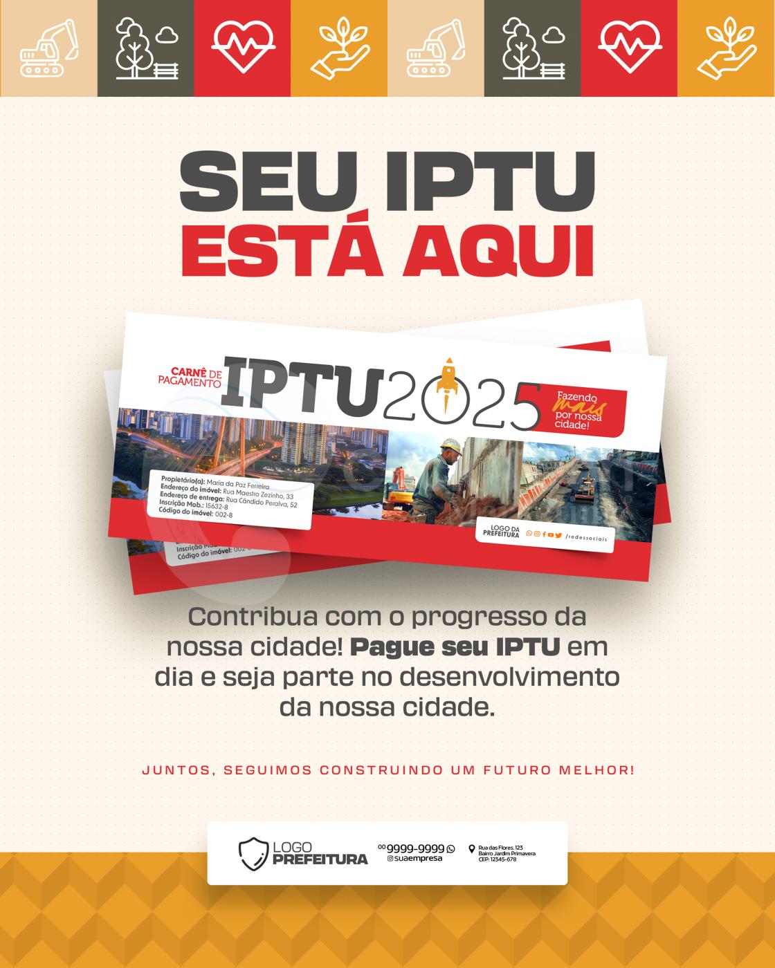 Seu iptu está aqui