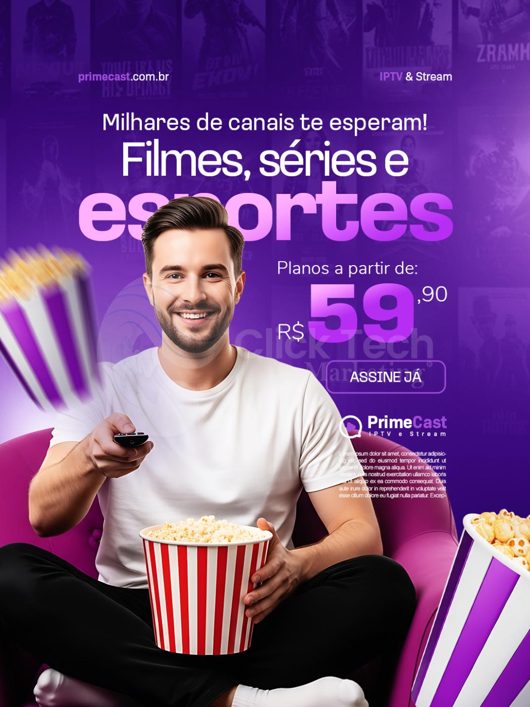 Milhares de canais te esperam