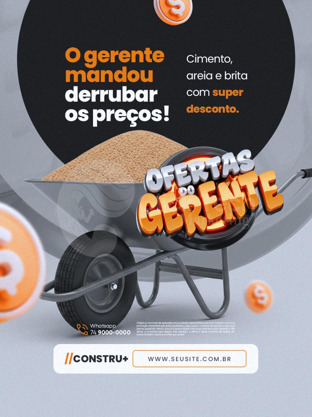 O gerente mandou derrubar os preços