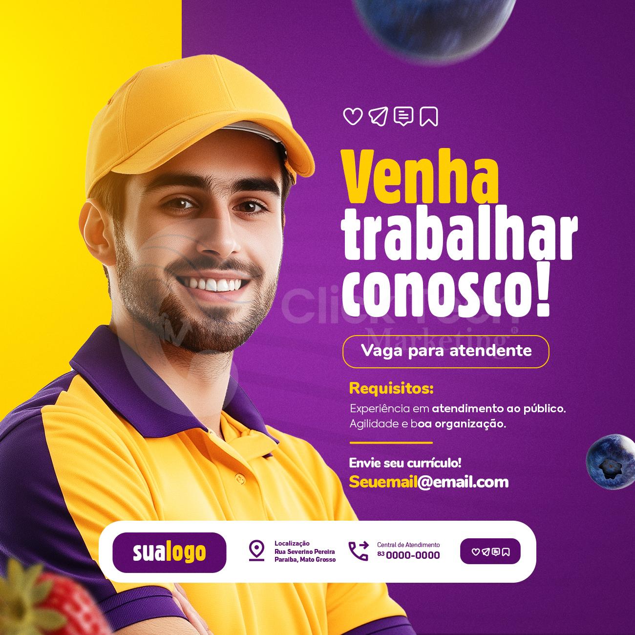 Venha trabalhar conosco