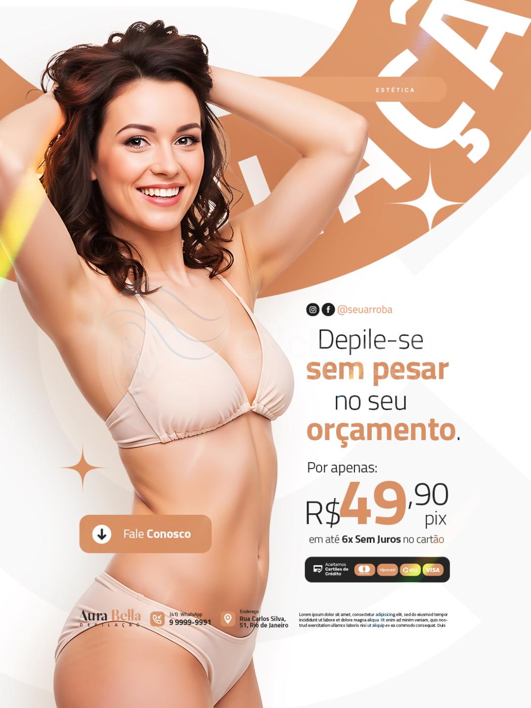 Depile-se sem pesar no seu orçamento