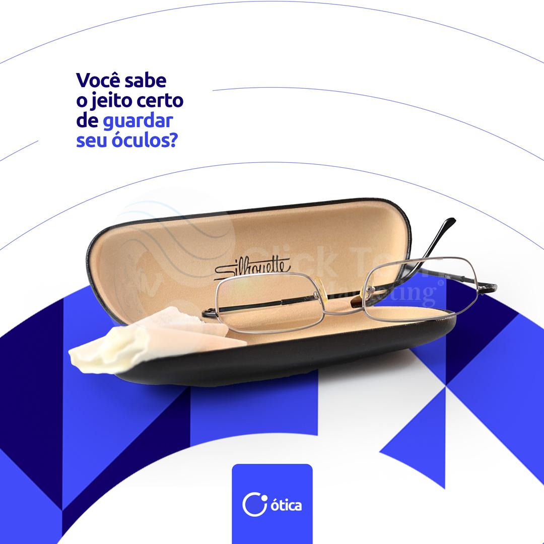 Você sabe o jeito ser de guarda seu óculos