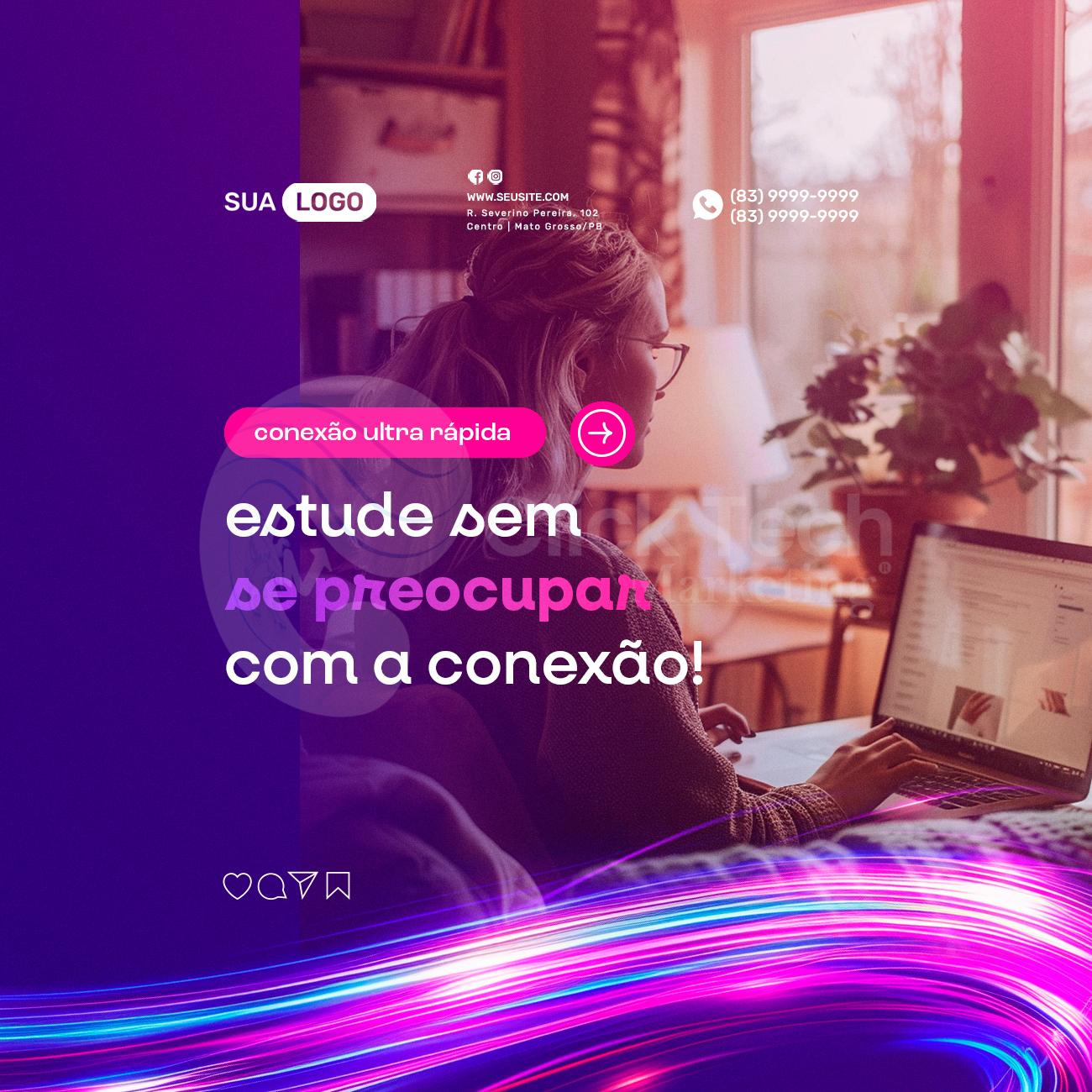 Estude sem se preocupar com a conexão