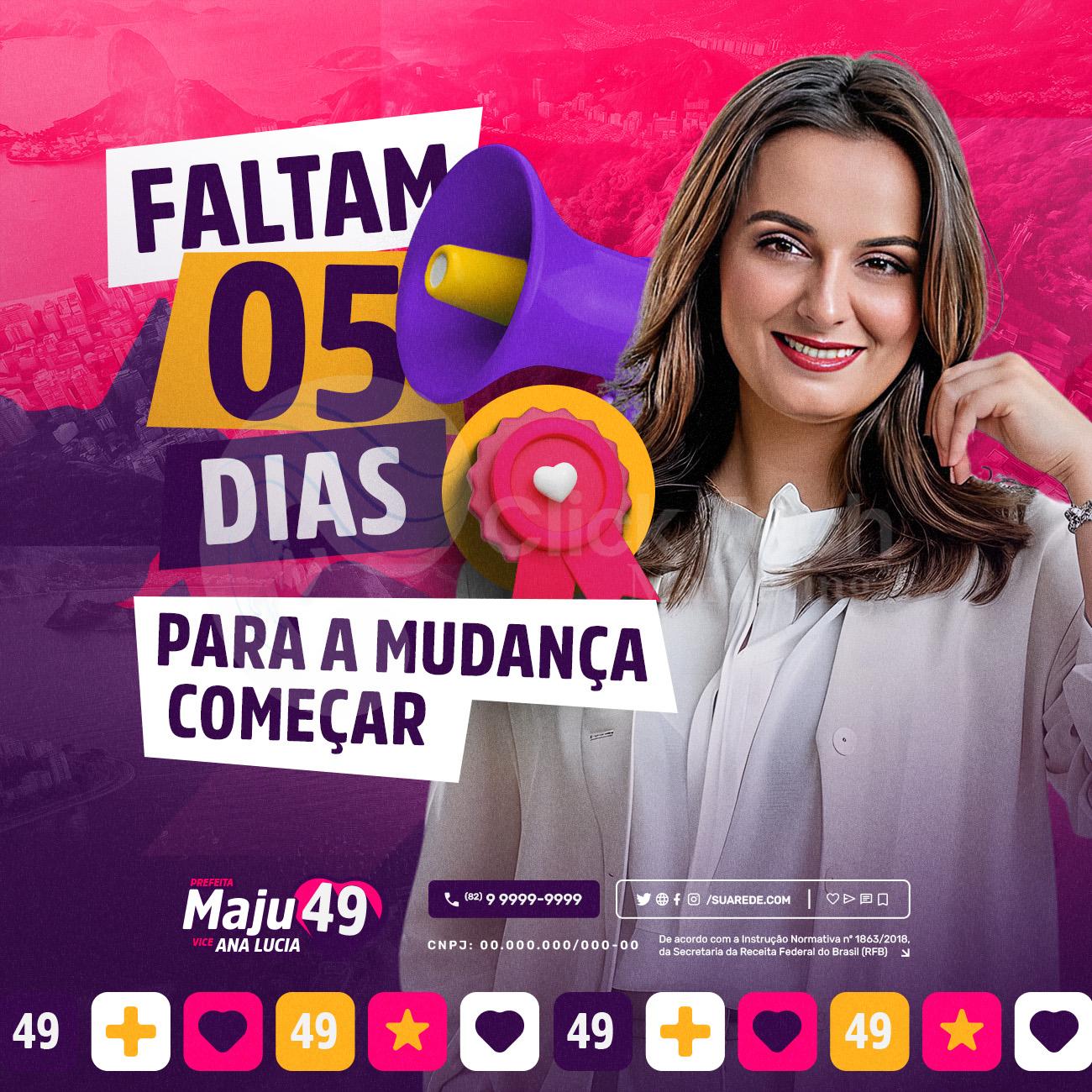 Faltam 5 dias