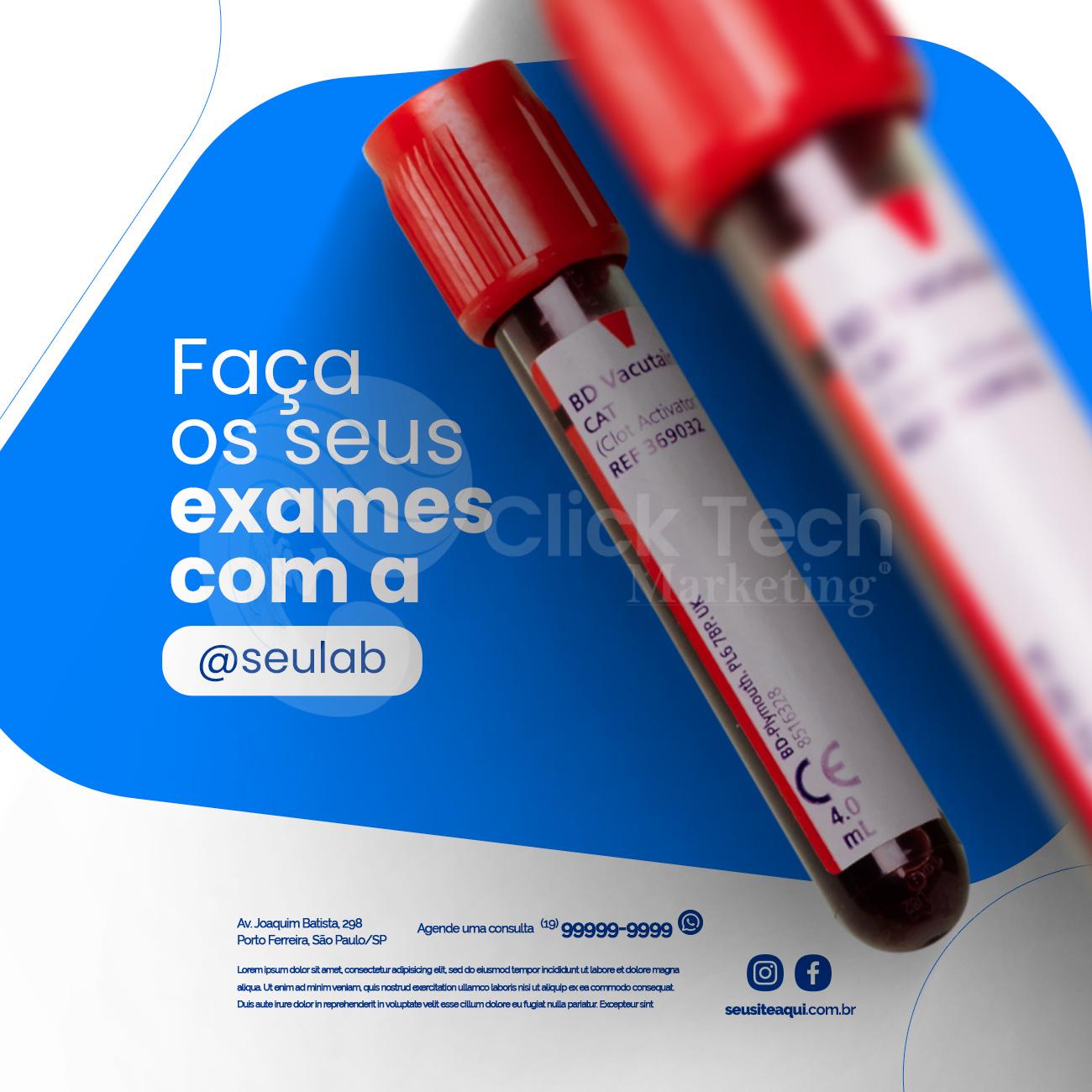 Faça os seus exames com a