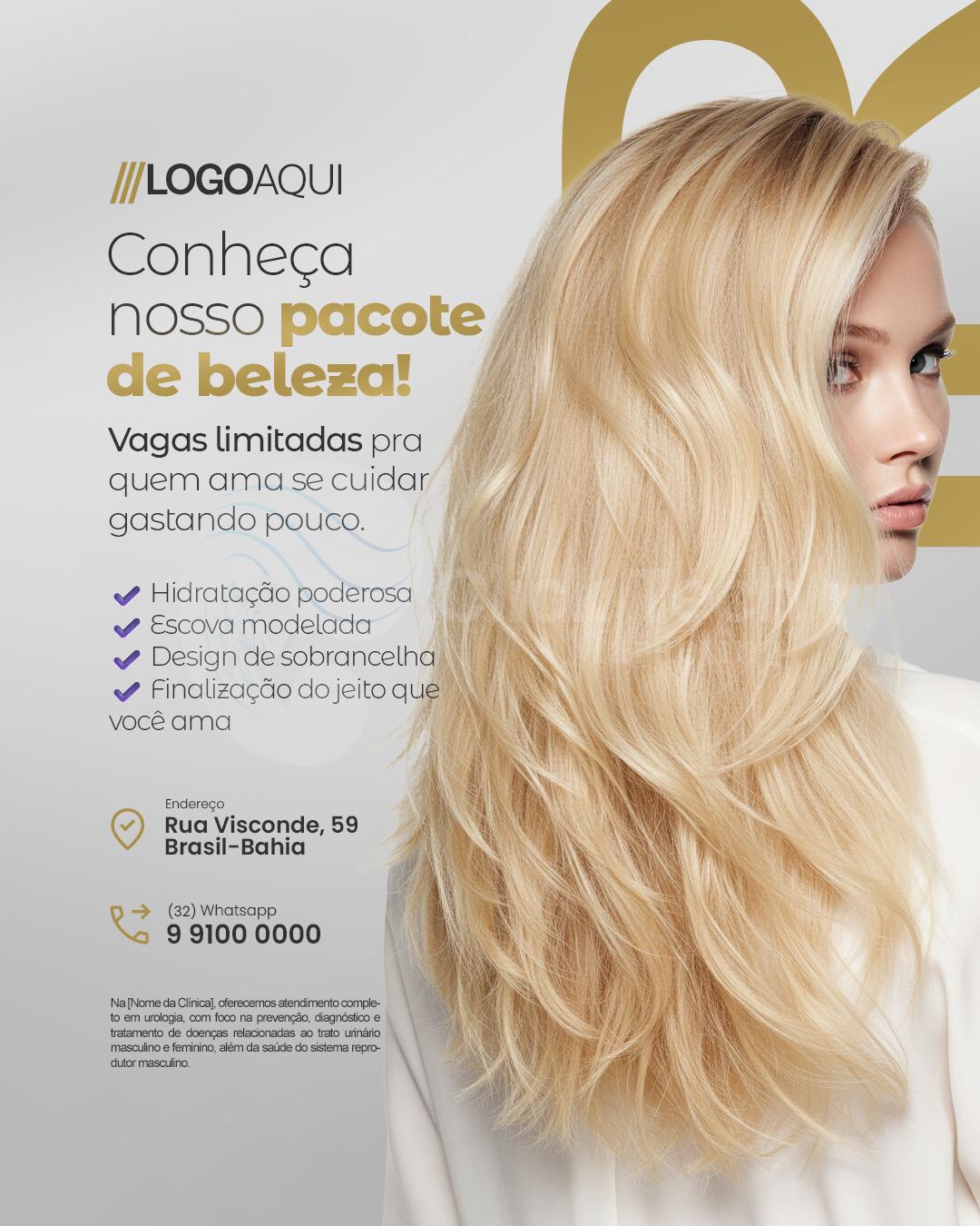 Conheça nosso pacote de beleza