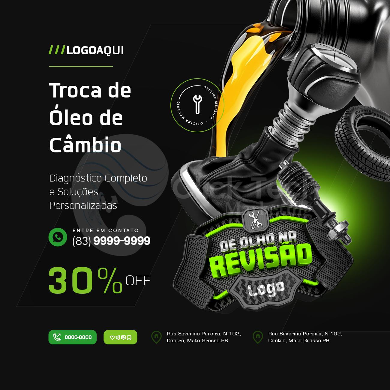 Troca de óleo de câmbio