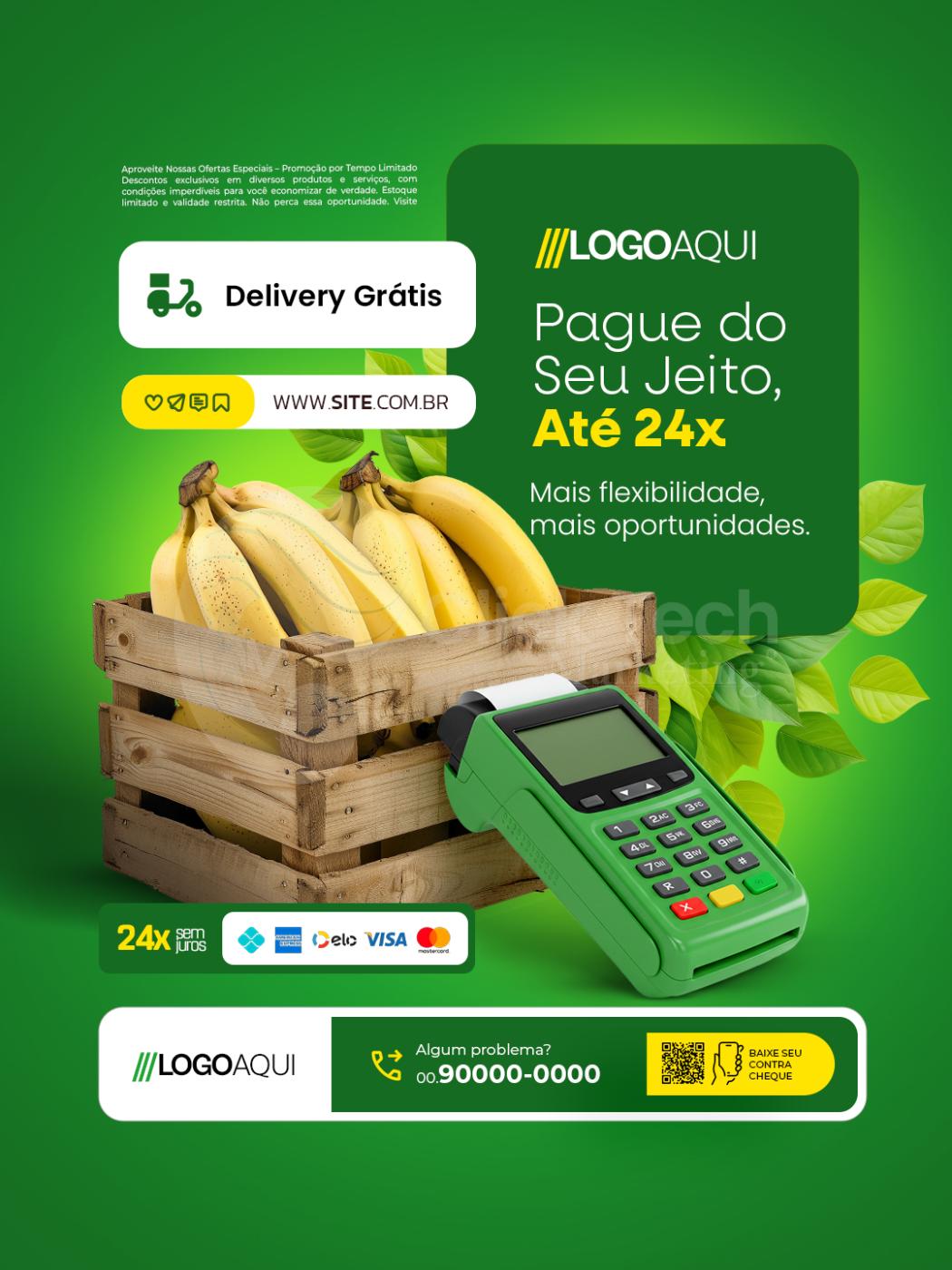 Pague do seu geito