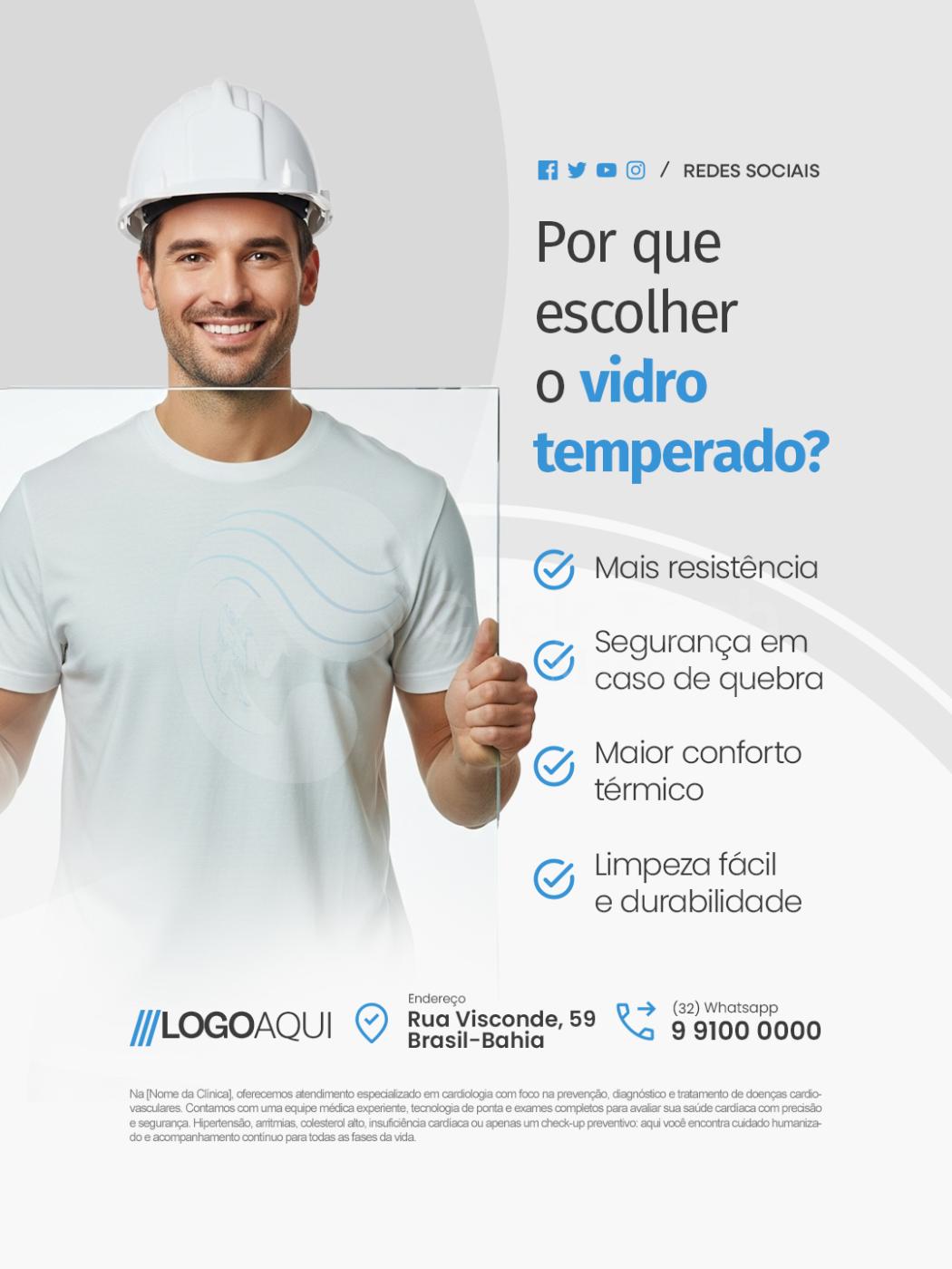 Por que escolher vidro temperado