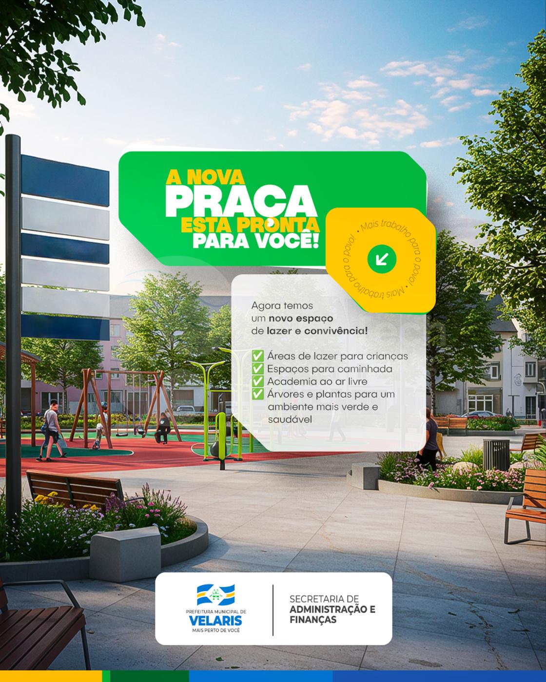 A nova praça