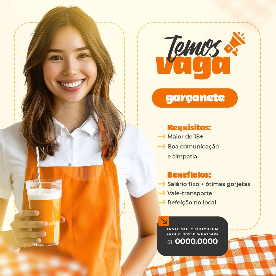 Temos vagas