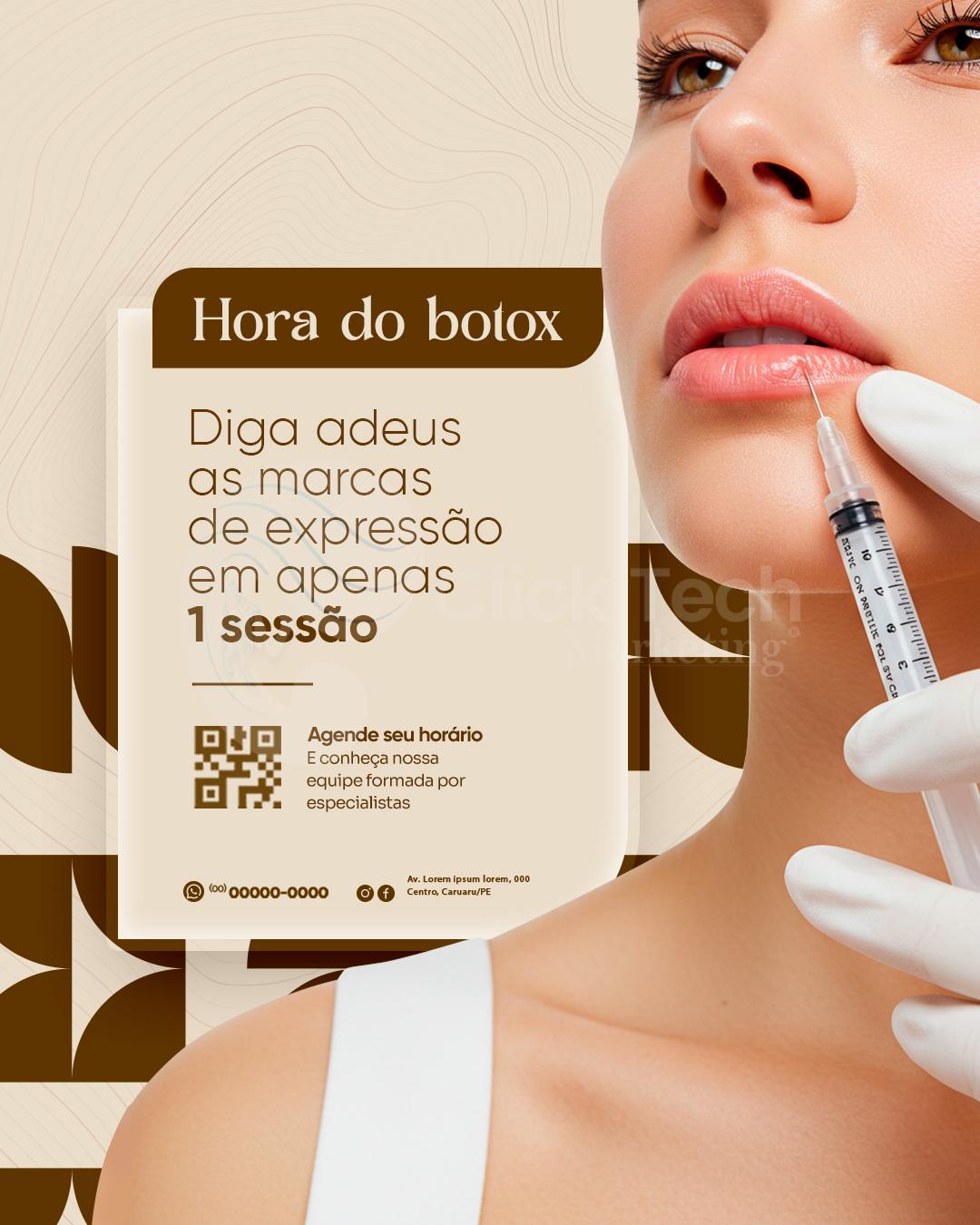 Horas do botox