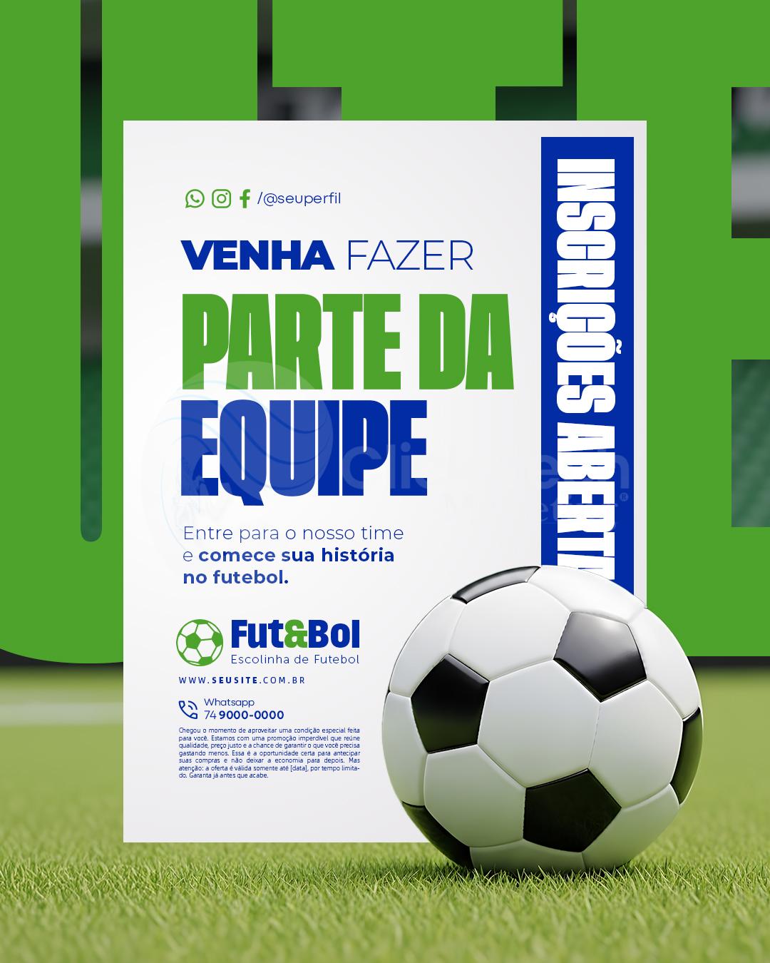 Vem fazer parte da equipe
