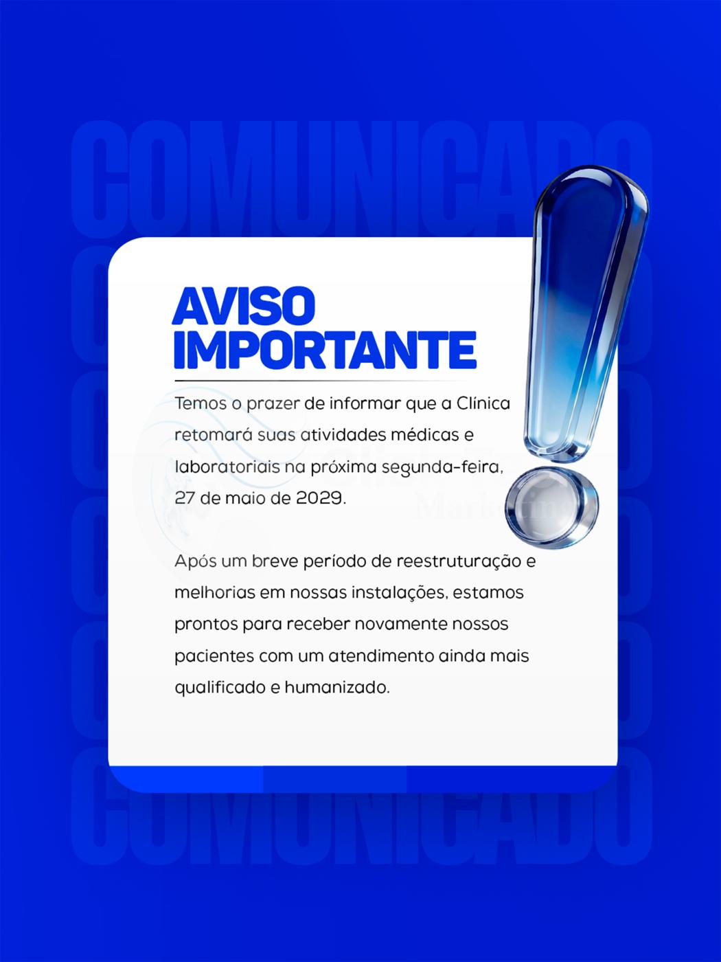 Aviso importante