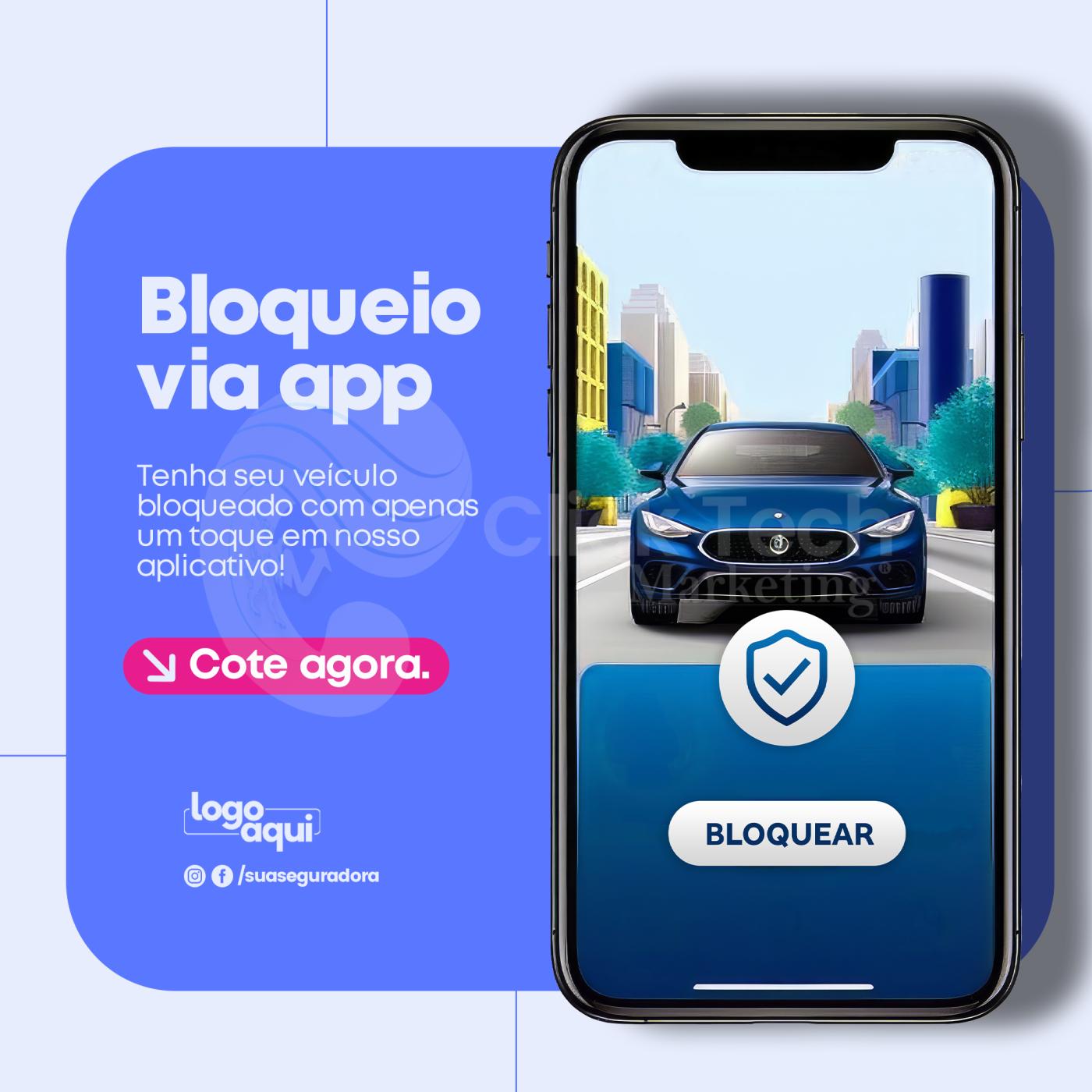 Bloqueio via app