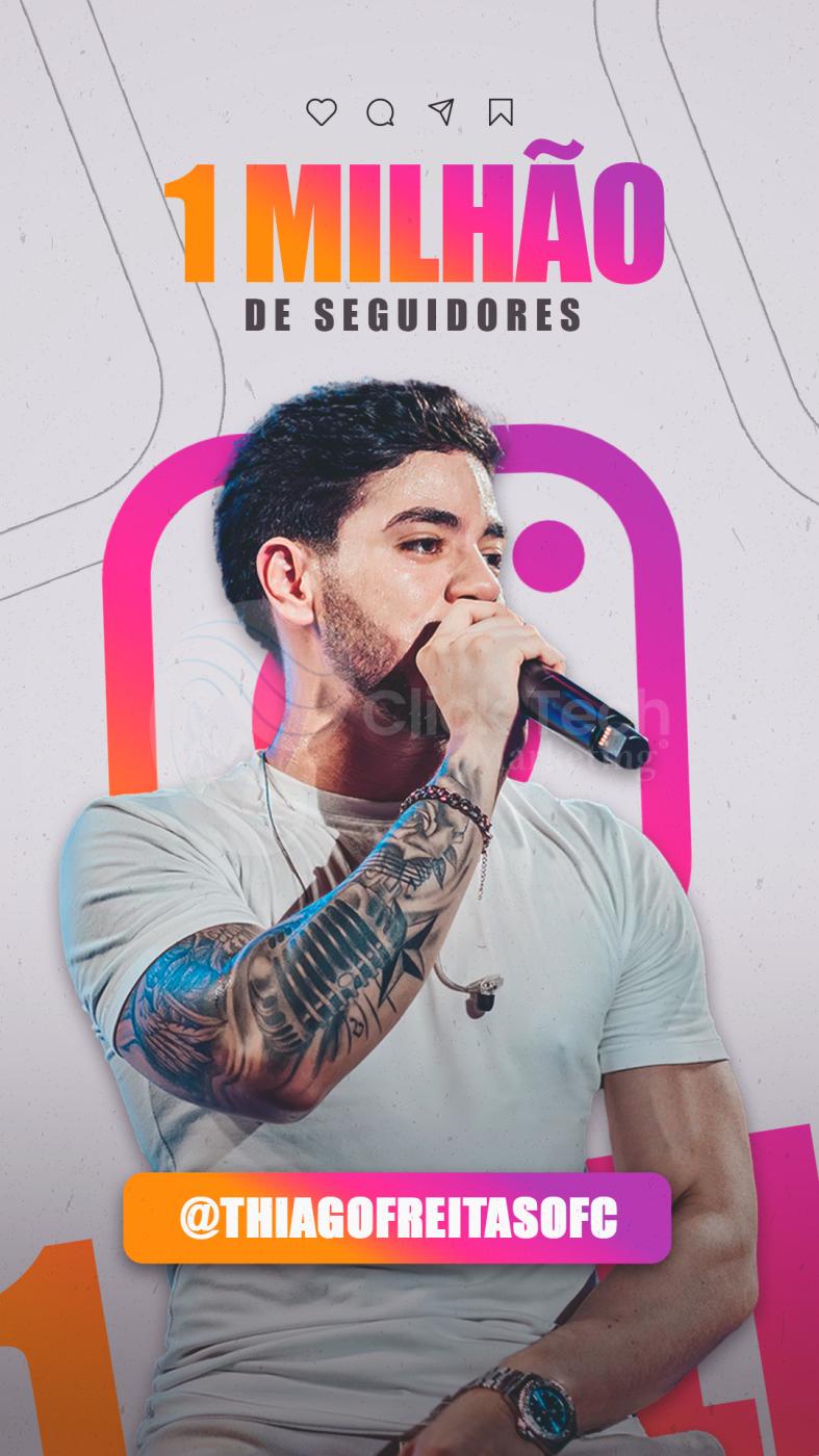 1 milhão de seguidores