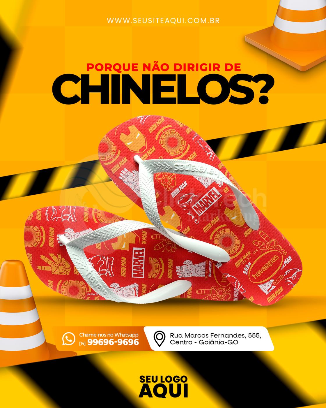 Por que não dirigir de chinelo