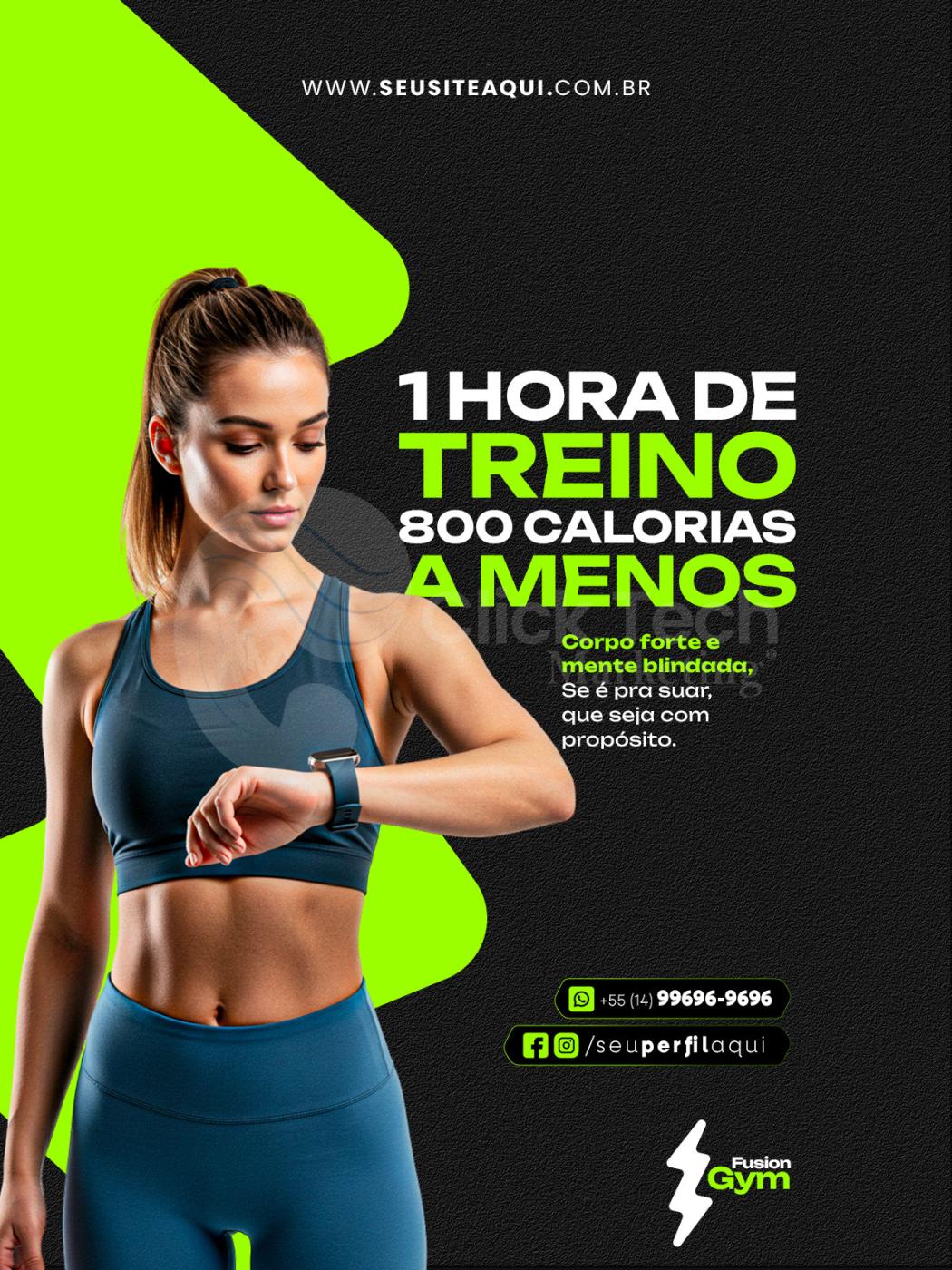 1 hora de treino