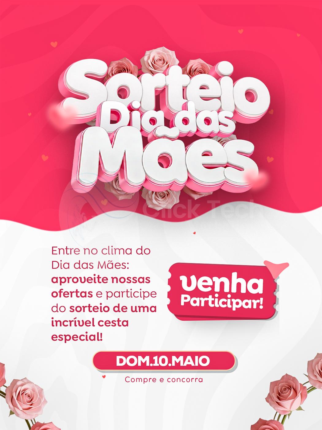 Sorteio dia das mães