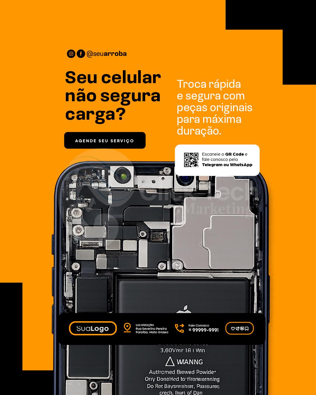 Seu celular não segura carga